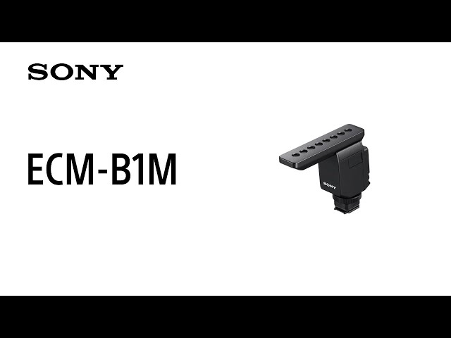 Product Feature | ECM-B1M | Sony | Accessory - YouTube
