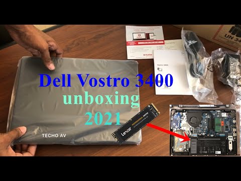Dell Vostro 3400 unboxing 2021 | SSD upgrading | Core i3 11th Gen