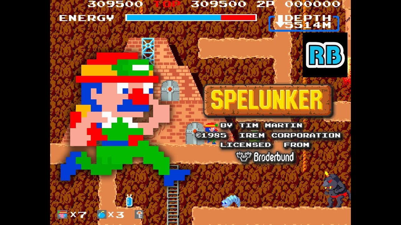 1986 [55fps] Spelunker II 999900pts - YouTube