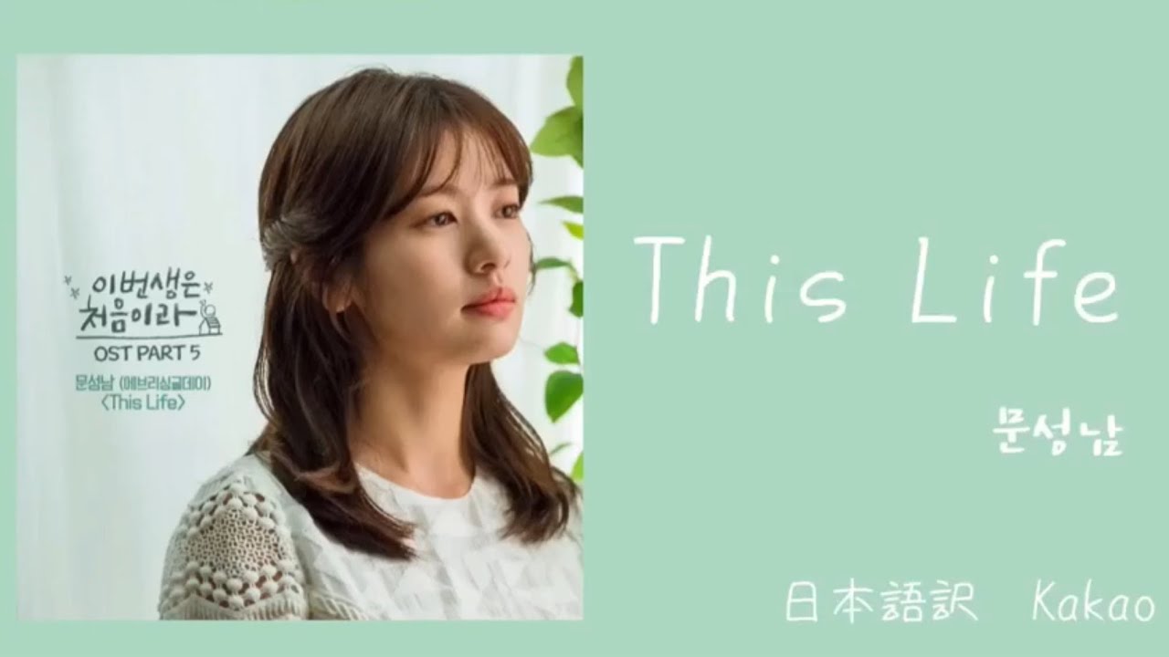 日本語訳+韓国語+カナルビ】この恋は初めてだからOST This Life_