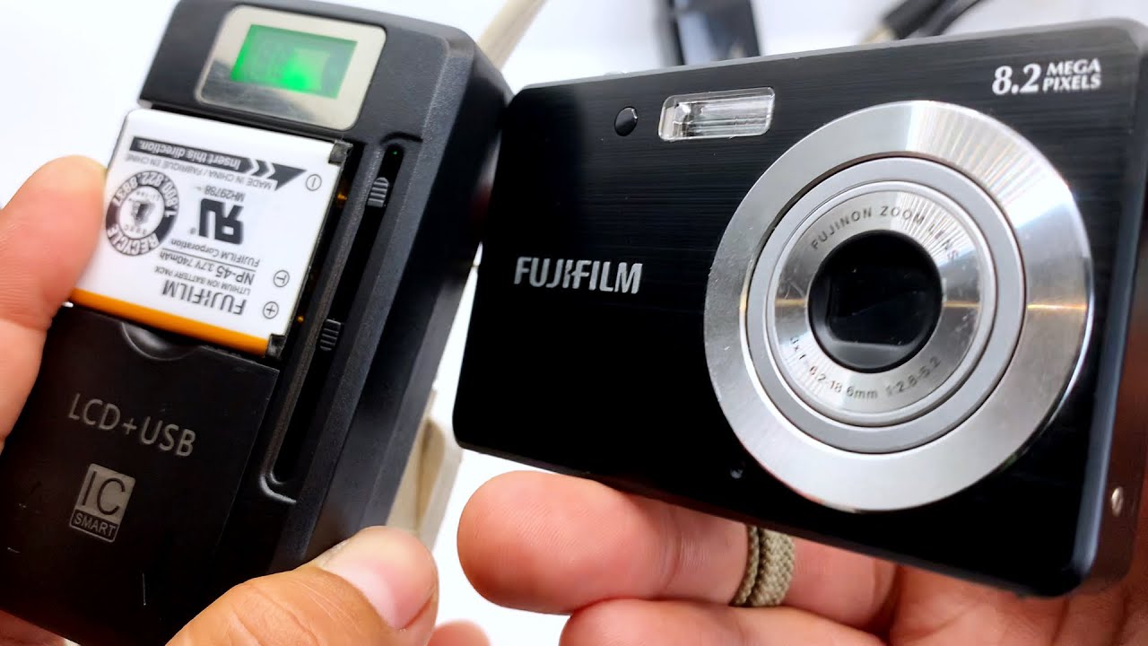 Fujifilm FinePix J10: Three ways to charge the battery - YouTube