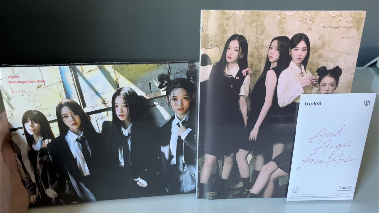 Unboxing tripleS Acid Angel from Asia: Access (Both Versions