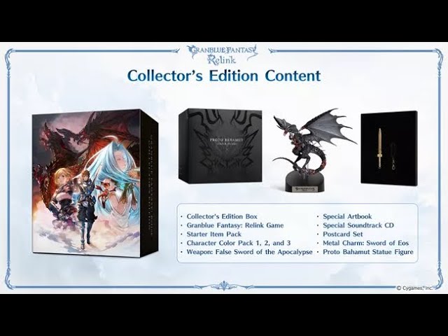 Granblue Fantasy: Relink - Collector's Edition is $179.99 USD