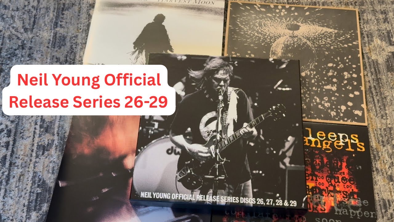 Neil Young Official Release Series 26-29 Vinyl Unboxing. Sleeps w