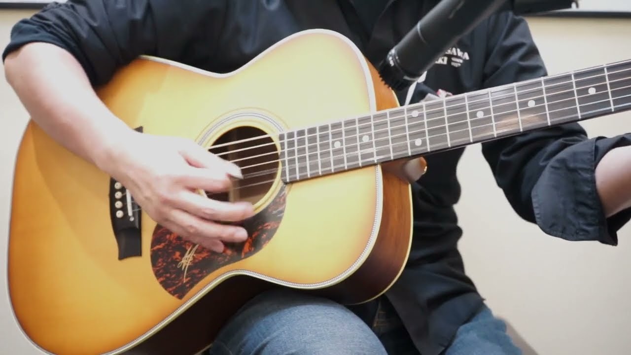 Maton EBG808 NASHVILLE 試奏動画 - YouTube