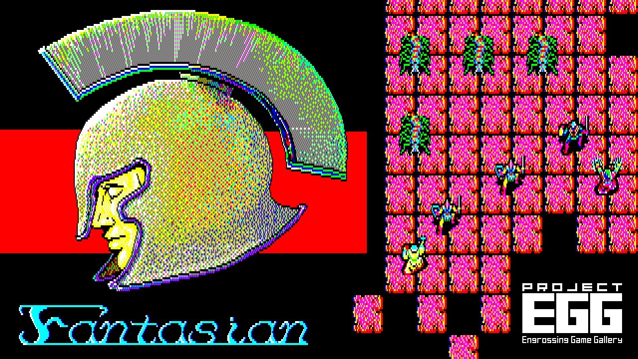 ジハード for PC-8801（Jehard / 80's Japanese old pc game） - YouTube