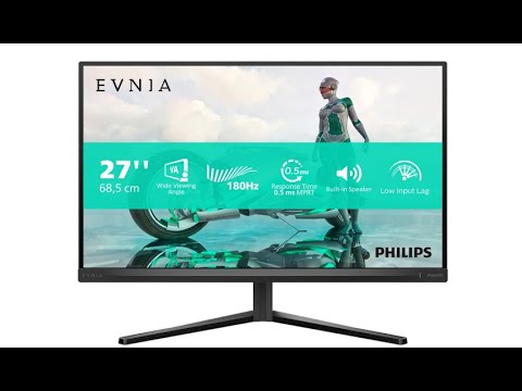 UNBOXING MONITOR GAMER PHILIPS EVNIA 27 IPS FHD 180HZ 0.5MS - YouTube