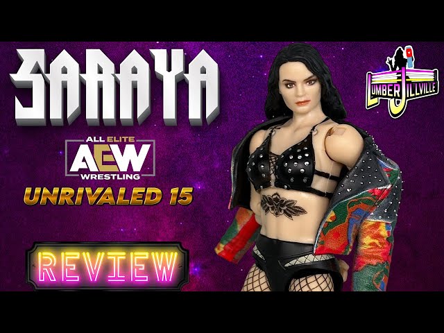 Saraya AEW Unrivaled 15 Wrestling Figure Review - YouTube