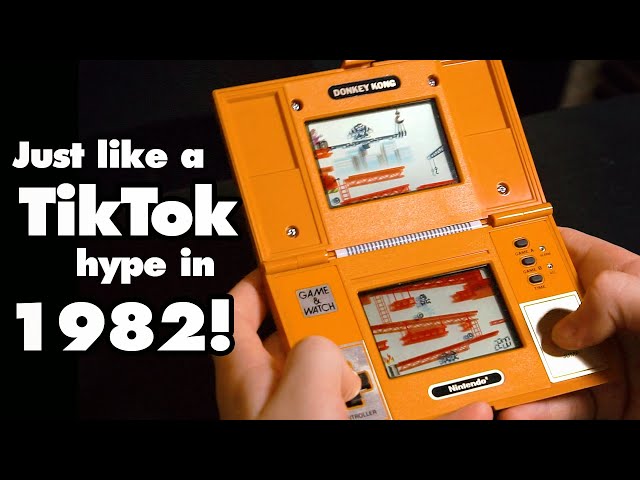Donkey Kong | Game and Watch from 1982 - YouTube