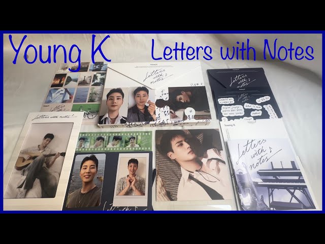 Young K Letters with Notes Unboxing (Standard and Digipak versions