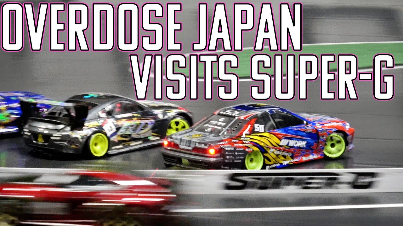 Overdose RC Drift Team Visit's Los Angeles! RWD RC Drift at Super