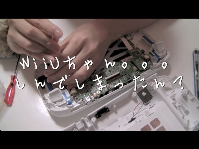 Electronics] I took apart the Wii U GamePad and fixed it! [Wii U
