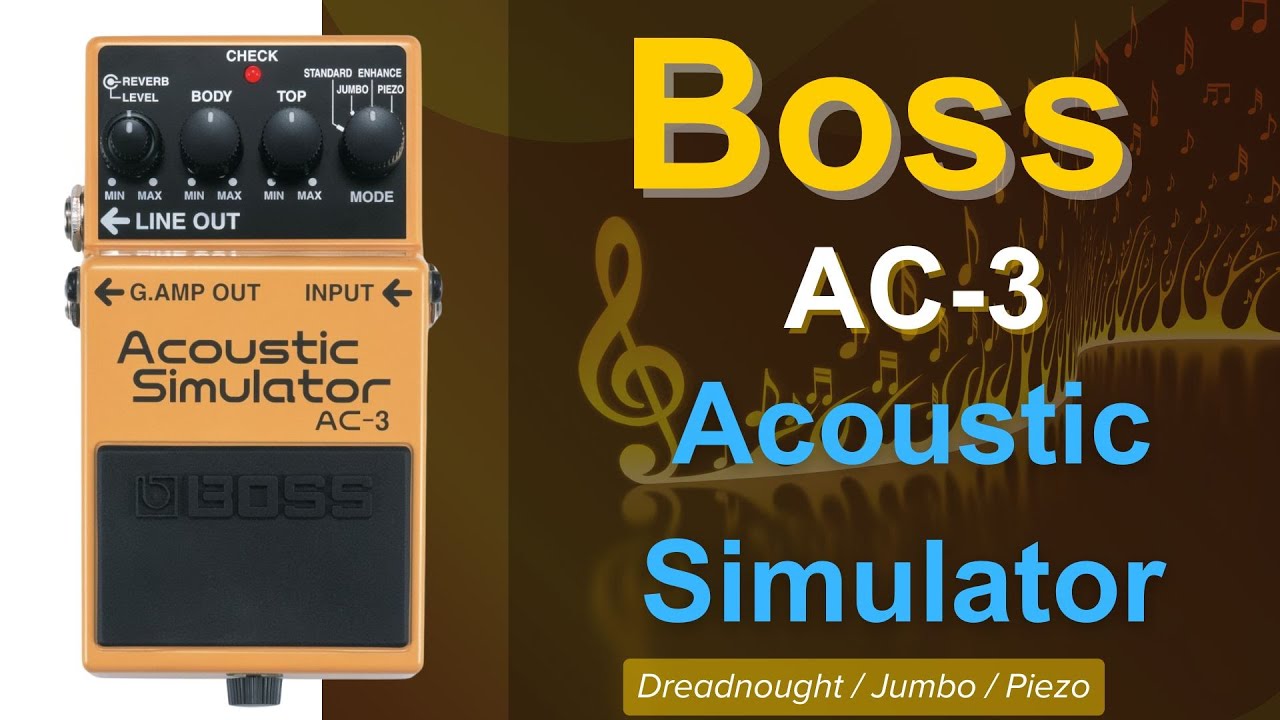 Boss AC 3 Acoustic Simulator - YouTube