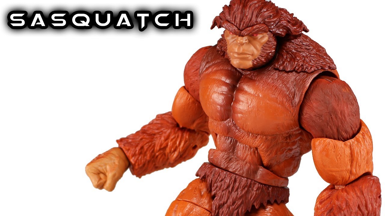 Marvel Legends SASQUATCH Build-A-Figure Action Figure Review - YouTube