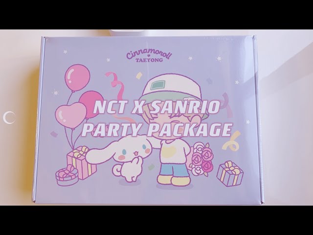 Unboxing ⟢ NCT X SANRIO Party Package - TAEYONG VER. 🌹 - YouTube