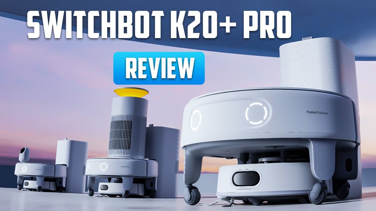 SwitchBot K20+ Pro Review - Most Versatile Robot Vacuum! - YouTube