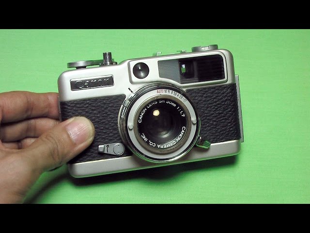 キャノン デミEE17の使い方 CANON demi EE17 How to use 1960s half