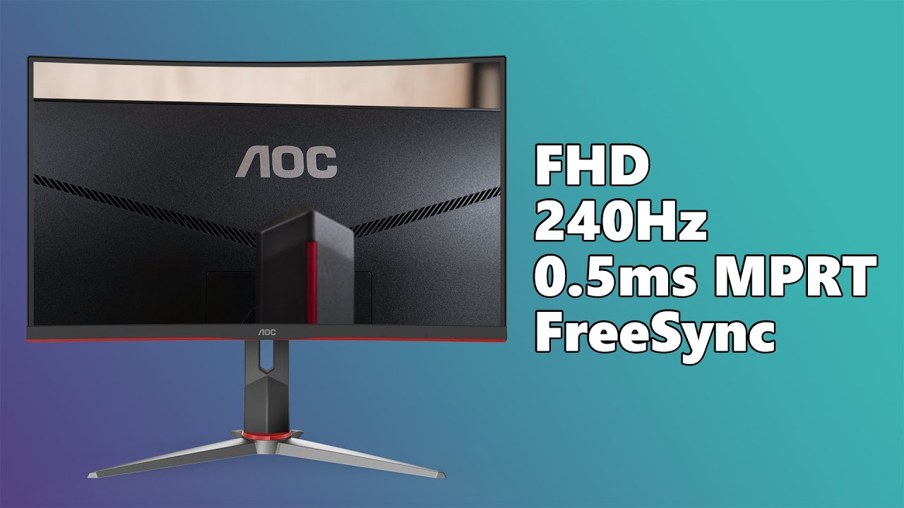 AOC C27G2Z - High-performance esports monitor on a budget! - YouTube