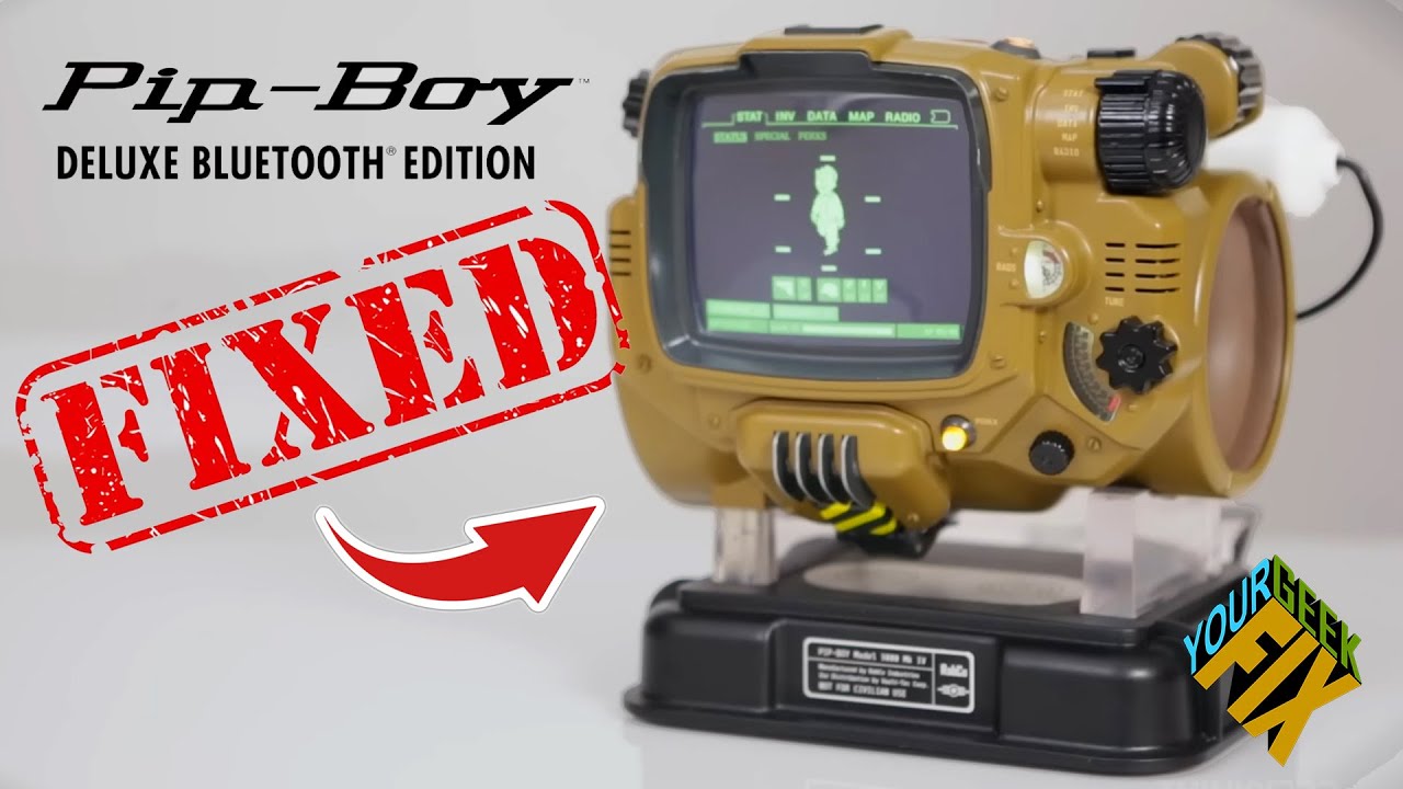 How to Fix the Pip-Boy: Deluxe Bluetooth Edition - YouTube