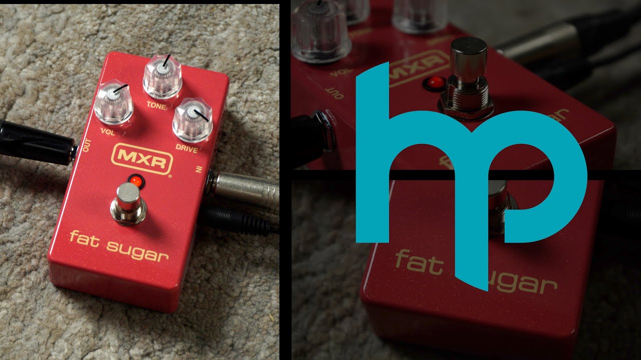Dunlop M94SE MXR Fat Sugar Drive effektpedál - YouTube