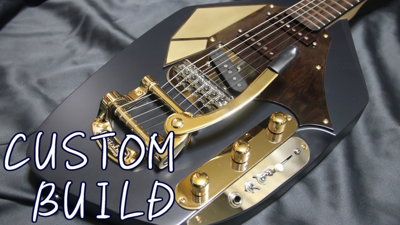 Phantomっぽいギターを作ってみた【ギター製作】Electric Guitar