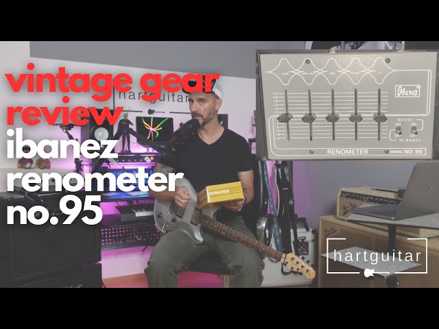 vintage gear review • 1970 Ibanez Renometer No95 Booster, Tone