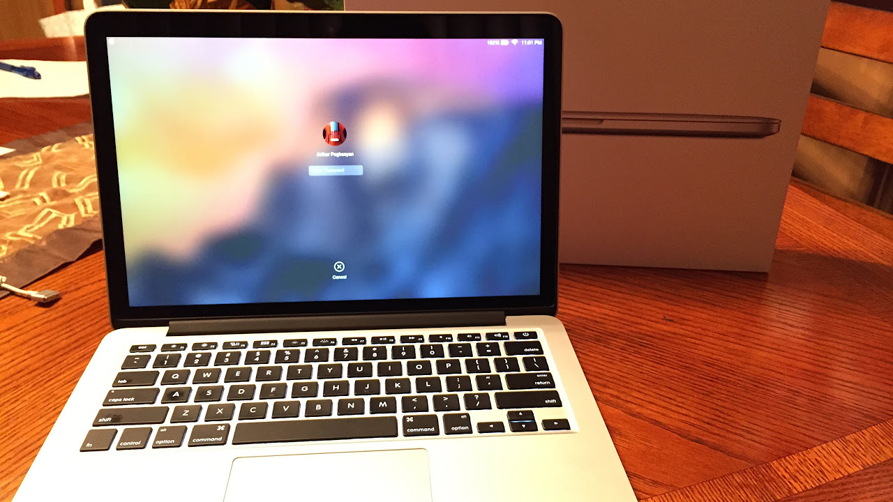 MacBook Pro 13 inch Late 2014 Unboxing - YouTube