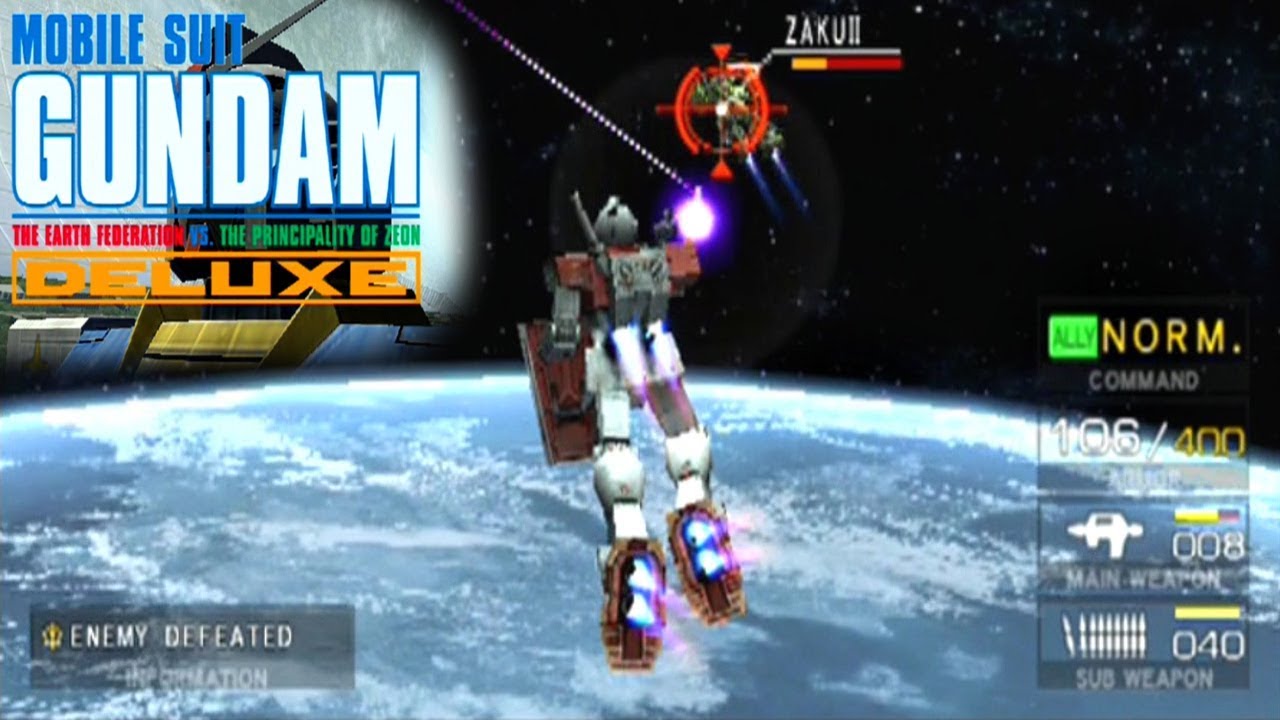 Mobile Suit Gundam: Federation vs. Zeon  (PS2) Gameplay - YouTube