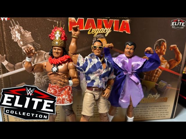 WWE Elite Maivia Legacy 3 Pack Figure Review ! - YouTube
