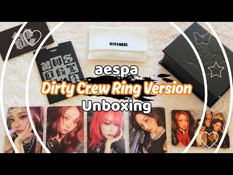 Unboxing aespa (에스파) 1st Single Album DIRTY WORK [Dirty Crew