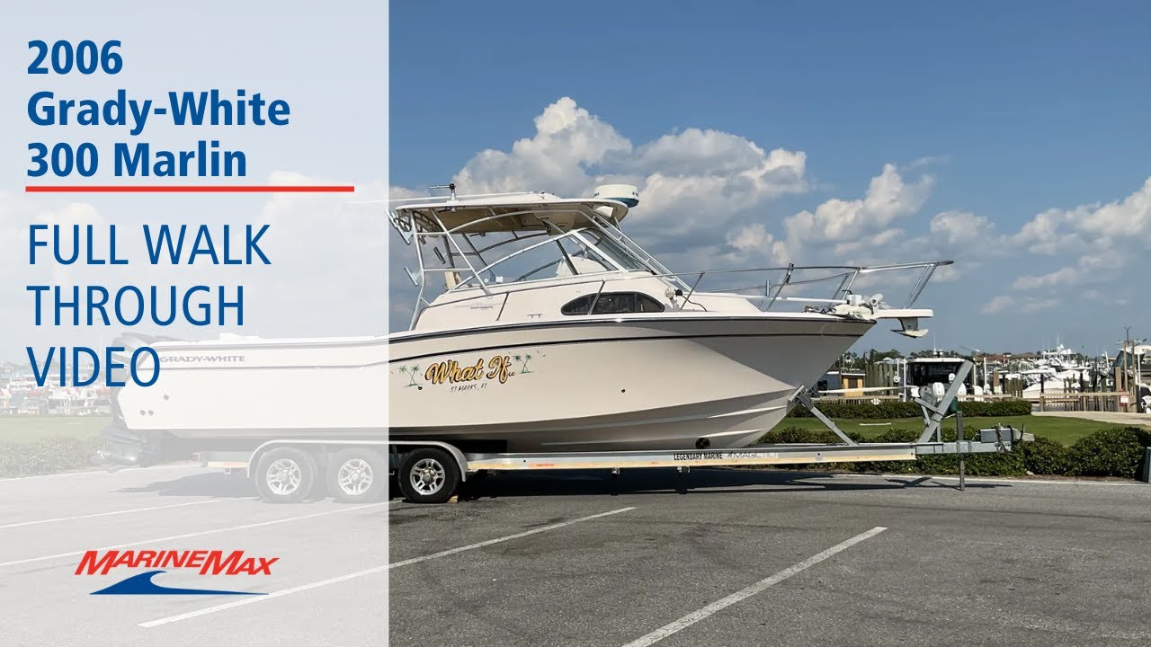 Pre-Owned 2006 Grady-White 300 Marlin | Panama City Beach - YouTube