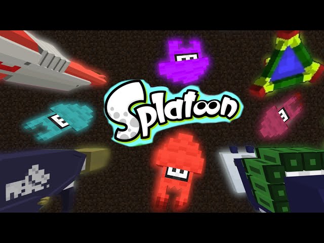 Minecraft with Splatoon? Minecraft mod (Splatcraft) - YouTube