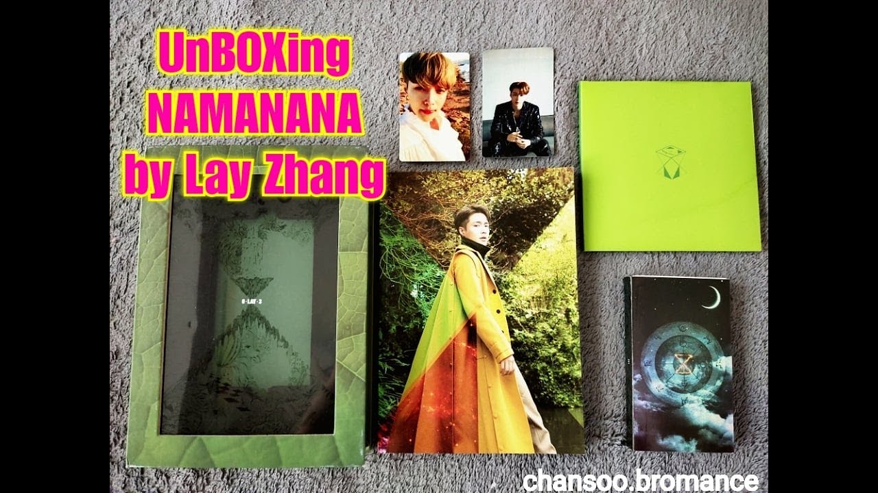 UNBOXING LAY'S NAMANANA ALBUM! / ZHANG YIXING - YouTube