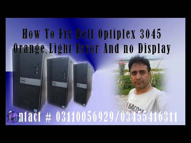 How to Fix Dell Optiplex 3046 Orange Light and no Display and