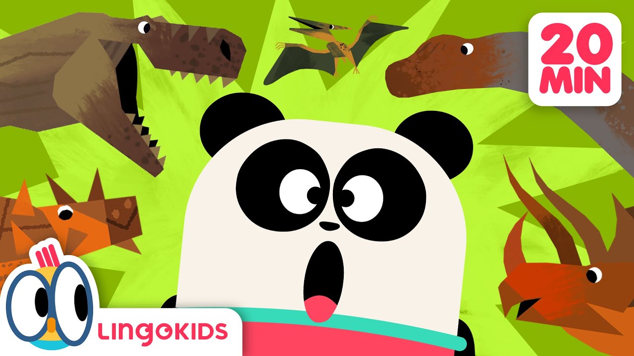 DINOSAURS FOR KIDS 🦖🦕+ More Cartoons for kids | Lingokids - YouTube