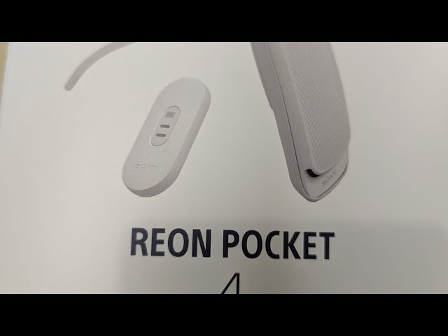 Sony REON pocket 4 + tag from Japan US unboxing - YouTube