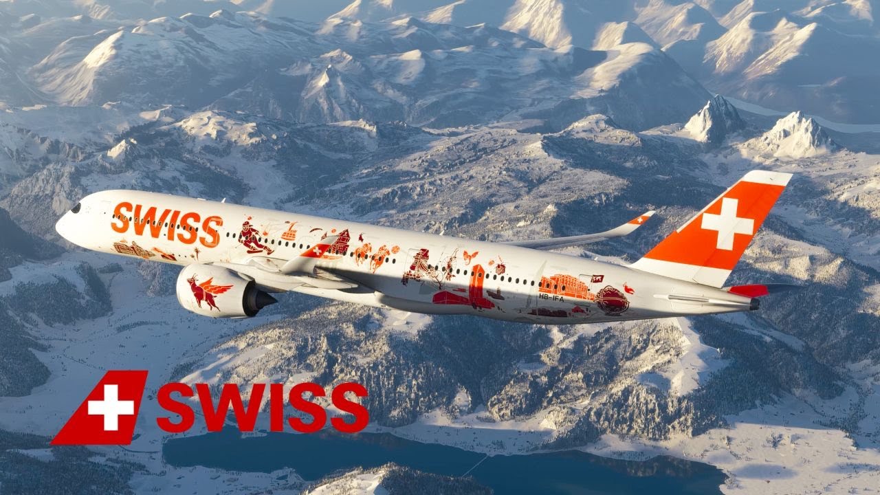 SWISS Wanderlust | Our new A350 Livery | SWISS - YouTube
