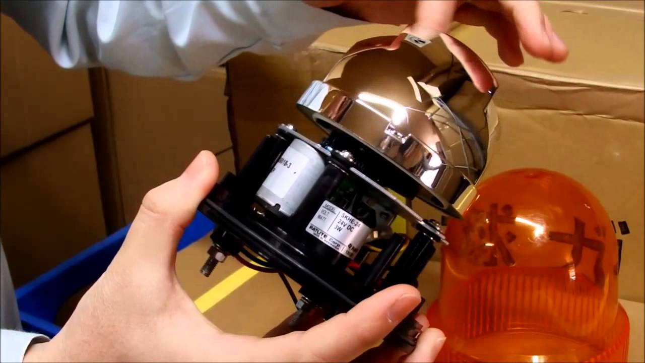 パトライト SKHE-24 LED小型回転灯 パトランプ 故障してしまった事例