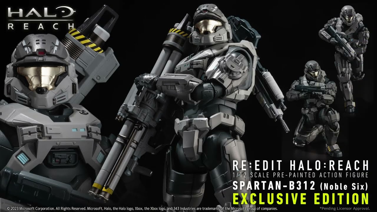 RE:EDIT HALO:REACH 1/12 SCALE SPARTAN-B312 (Noble Six) – 株式会社