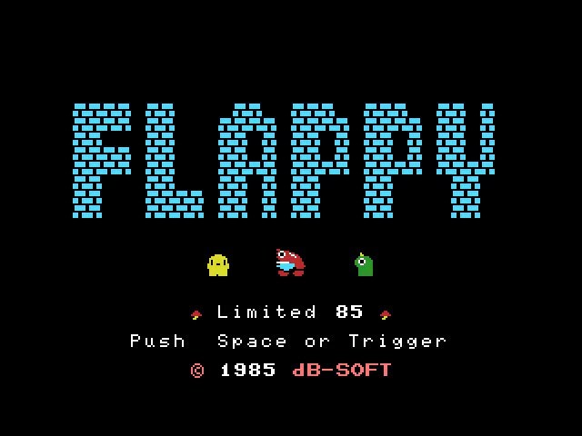 MSX FLAPPY Limited'85 - stage 100 + 1 long play - YouTube