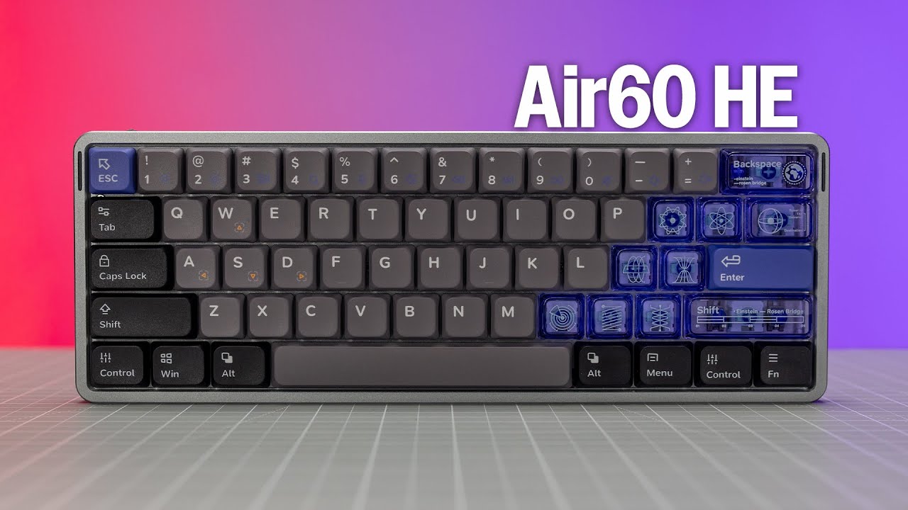 NuPhy Air60 HE Review - Thin & Fast - YouTube
