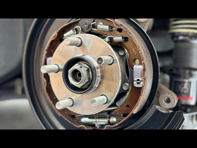 ZN6/ZC6】【メンテ】ハブベアリング交換(リア)+ドラムブレーキOH