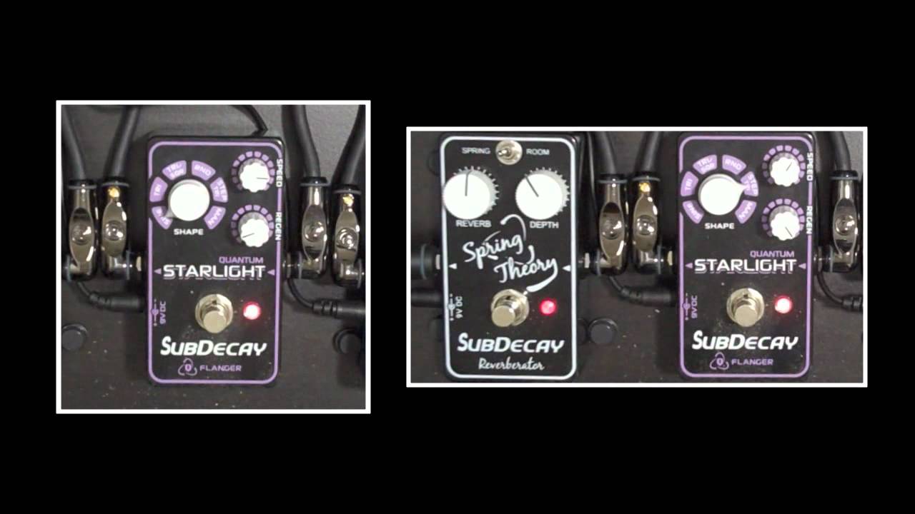 Subdecay Starlight Quantum Modulation, chorus, flanger, phaser