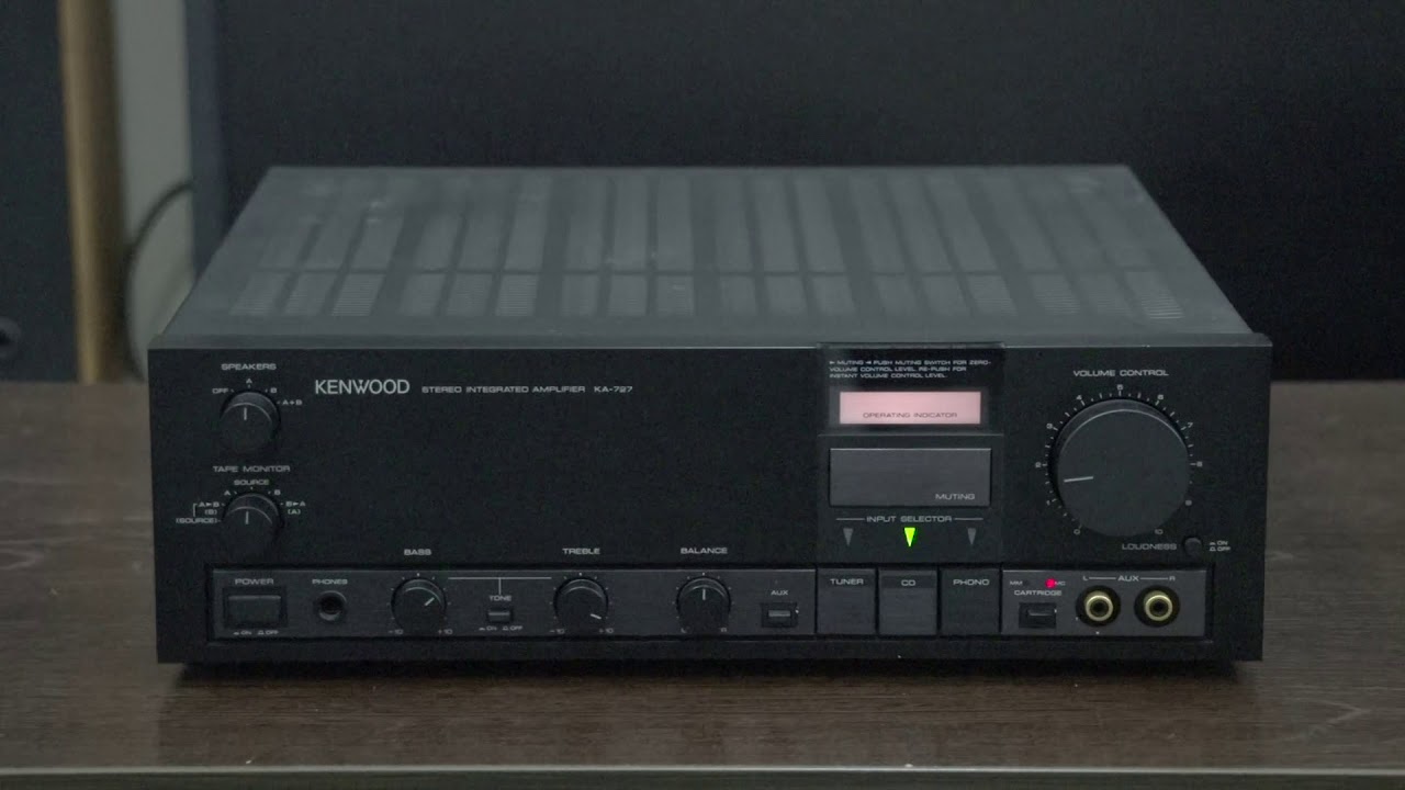 Kenwood KA-727 - YouTube