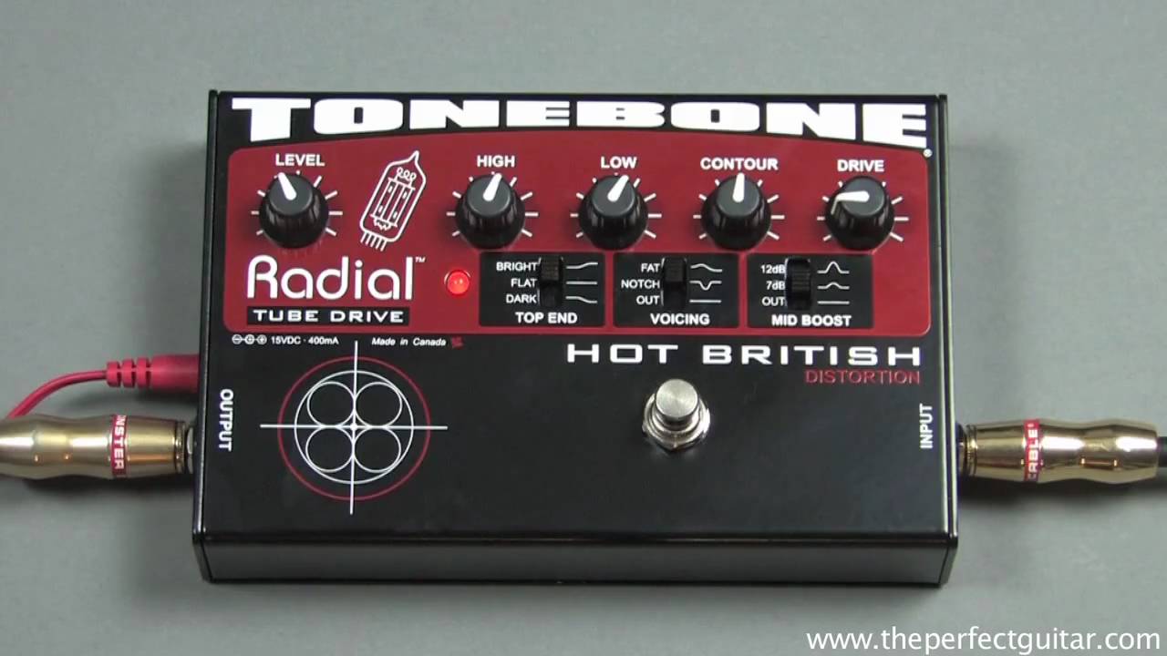 Radial Tonebone Hot British Distortion Pedal Demo - The Perfect