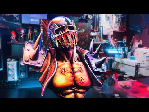 I tried repainting a life-sized Jagi figure [Fist of the North