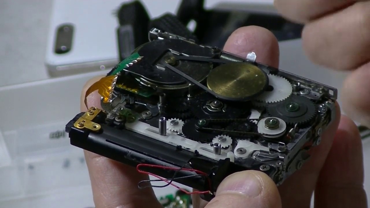 SONY 超小型マイクロカセットレコーダー M-909を分解しました - YouTube