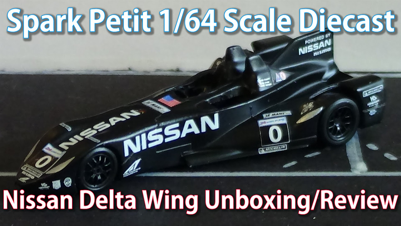 Spark Petit 1/64 scale: Nissan Delta Wing Le Mans 2012 Diecast HD