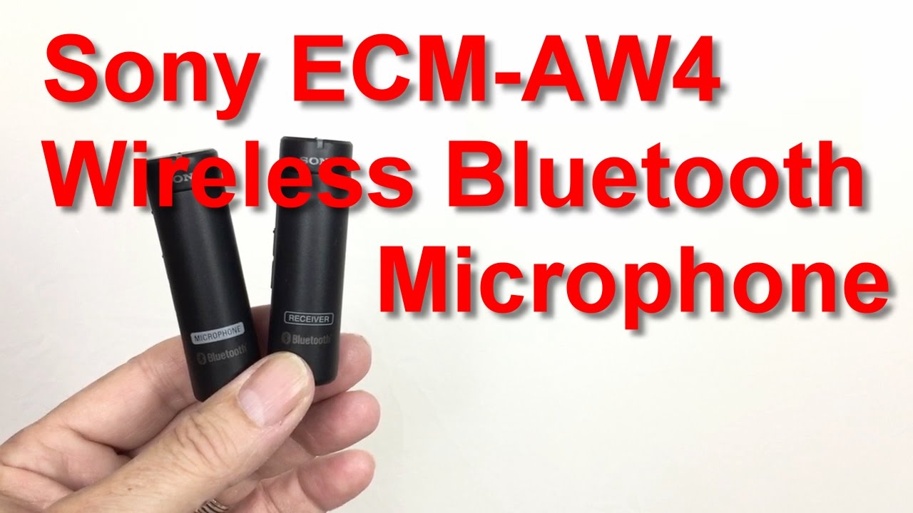 Sony ECM-AW4 Wireless Bluetooth Microphone Secret Addition for