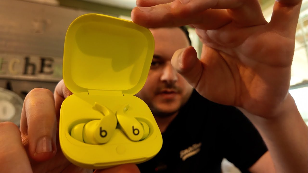 Beats Fit Pro Volt Yellow Earbuds - YouTube